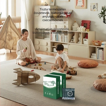 Bambusz aktív szénes zacskó a szoba levegőjének tisztítására, formaldehid és szag eltávolítása, vizuális indikátor, 1 kg