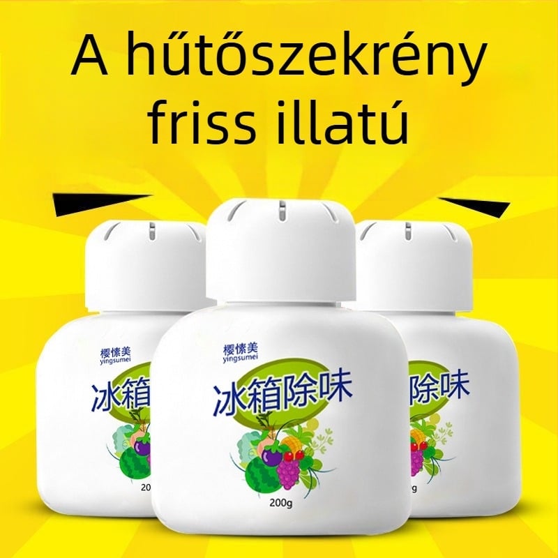 Qiwang hűtőszagtalanító, 200 g, friss illat, modell 3566