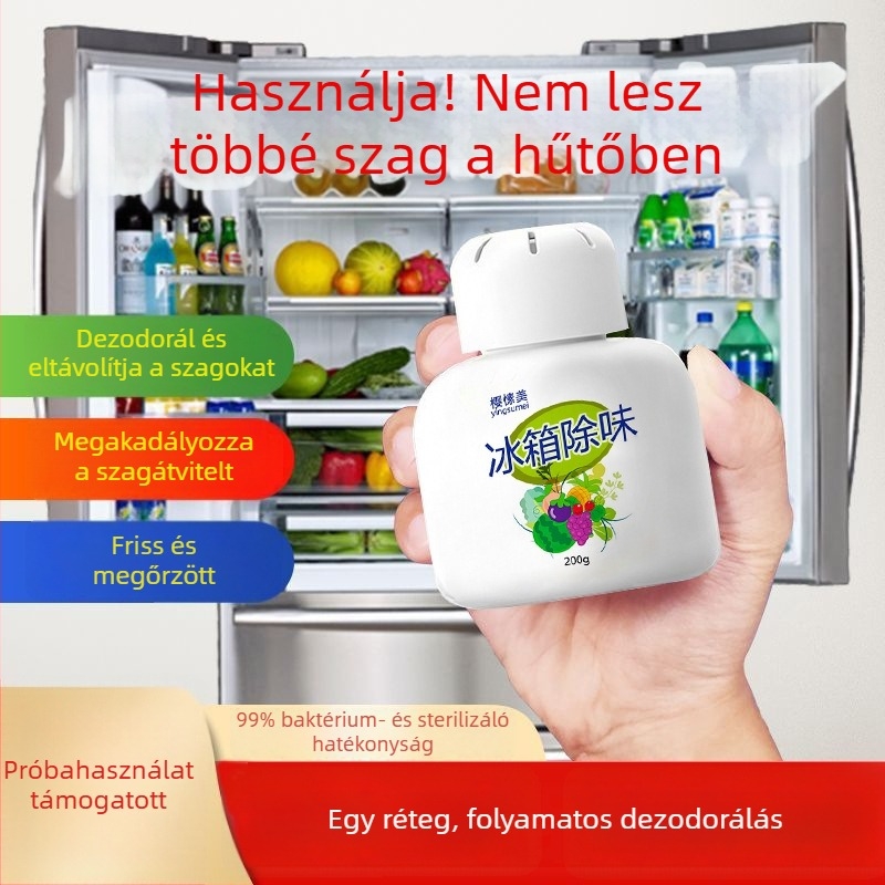 Qiwang hűtőszagtalanító, 200 g, friss illat, modell 3566