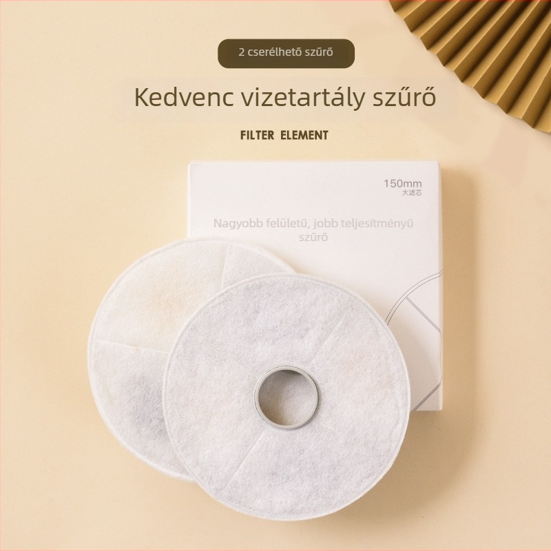 Háziállatok itatókészülékhez szűrőelem, 2 darab, gyanta-aktív szén szűrő, modell YXP012, márka YXPET