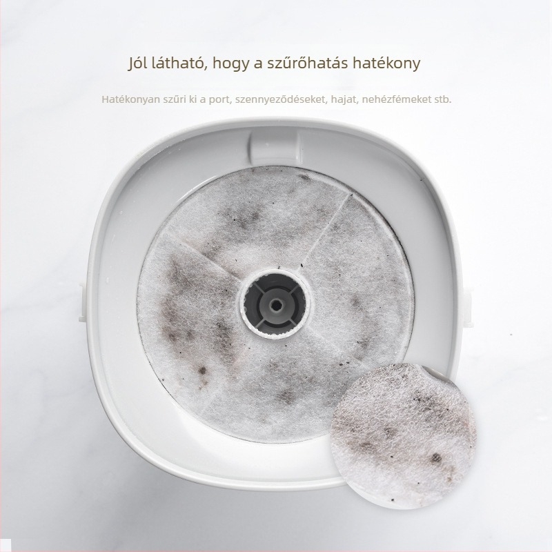 Háziállatok itatókészülékhez szűrőelem, 2 darab, gyanta-aktív szén szűrő, modell YXP012, márka YXPET