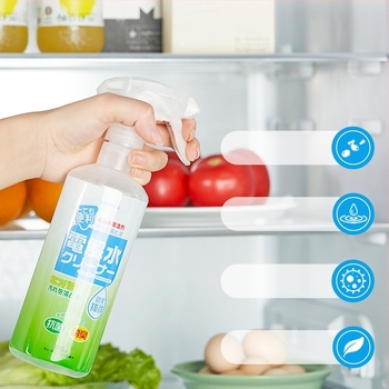 Hűtőszekrény dezodoráló tisztító – többfunkciós tisztító, 500 ml, mélytisztítás, dezodorálás, vízkő és zsíros foltok eltávolítása