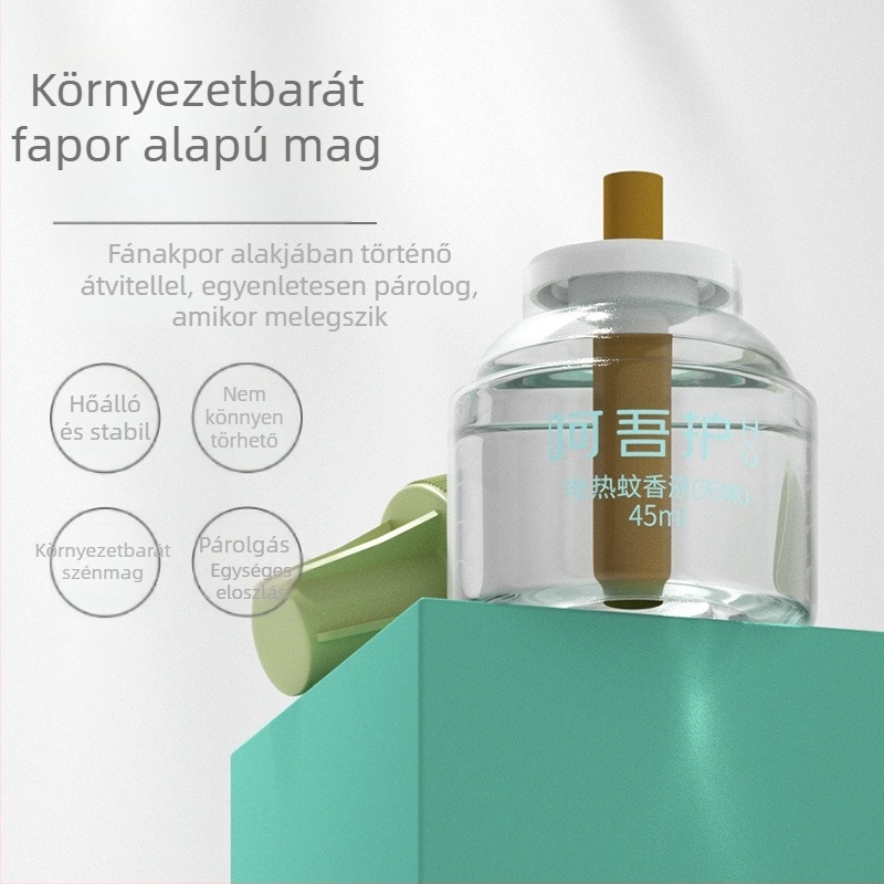 Belső használatra szánt elektromos szúnyogriasztó folyadék refill, illatmentes, víz-alapú formulával, modell ZH22098N10, WP20180015, Plant Protection