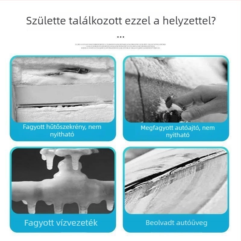 Jégmentesítő szer jégdobozhoz, 100 ml, 240 darab/csomag, illat: standard