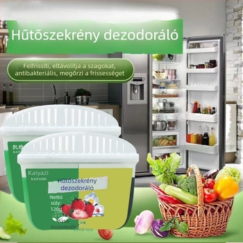 Hűtőszekrény dezodoráló – Multifunkcionális, Tea polifenolok + aktív szén, 120 g, Guangdong eredet, Kaiazhi márka