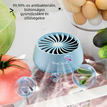 Eraclean BM03 Hűtőszekrény dezodoráló és frissesség megőrző eszköz aktív szénnel, 10 m²-es lefedettség, zaj ≤36 dB, alkalmas hűtőre, ruhásszekrényre és cipősszekrényre