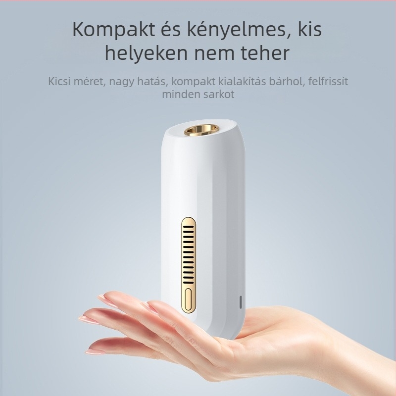 Hordozható USB-s légtisztító autóhoz és otthonhoz, negatív ion technológiával, szagok eltávolítása és sterilizálás