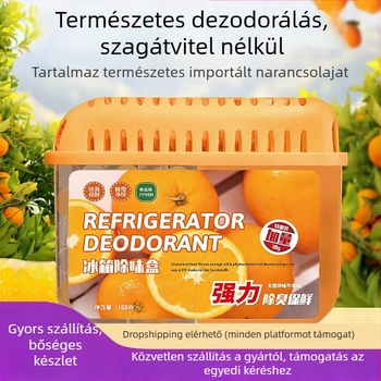Royal Fragrance Hűtőszekrény dezodoráló doboz, Gyümölcsös illat, Antibakteriális, 60 darabos csomag, Nettó tartalom 160