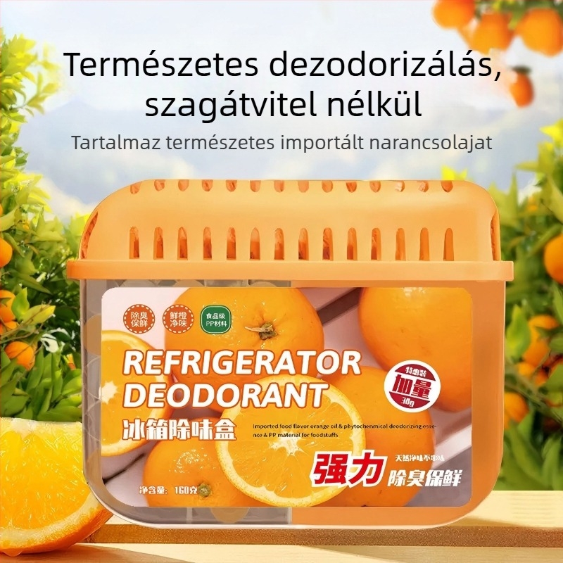 Royal Fragrance Hűtőszekrény dezodoráló doboz, Gyümölcsös illat, Antibakteriális, 60 darabos csomag, Nettó tartalom 160