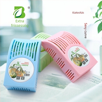 Yierjing hűtőszagtalanító bambusz aktív szénnel, természetes illat, 100 g, 120 darabos doboz, Zhejiang eredetű