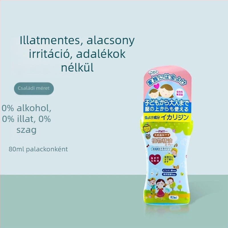 Szúnyogirtó spray – folyékony formula, 80 ml/200 ml, nem toxikus, pesticid tanúsítvány WP20120071