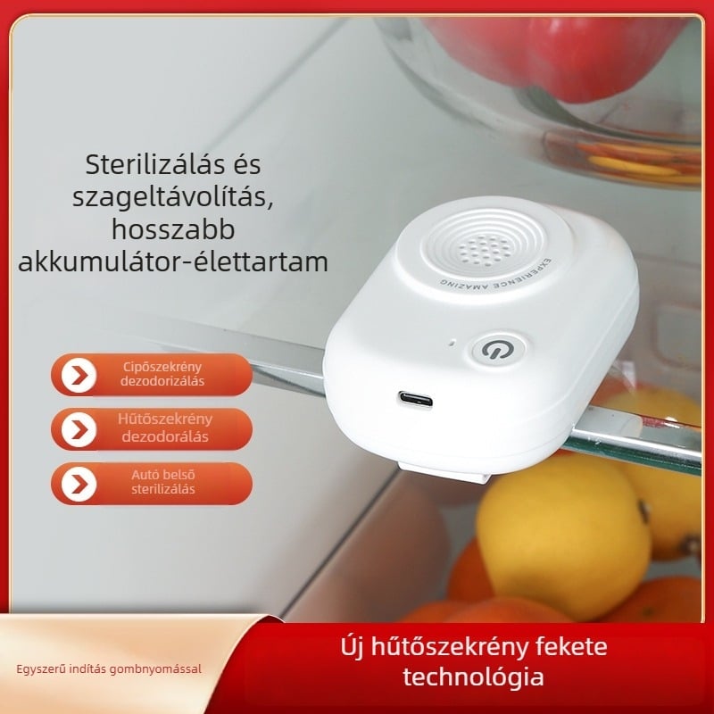 Ozons sterilizálást alkalmazó légtisztító otthoni használatra | USB tápegység | Modell QH-XD26 | Helyiségek legfeljebb 10 m² | Zajszint 5 dB