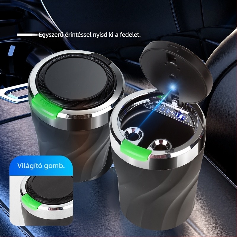 Autó hamutartó BY-1351 műanyag testtel középkonzolhoz, 160 g, Bymaocar