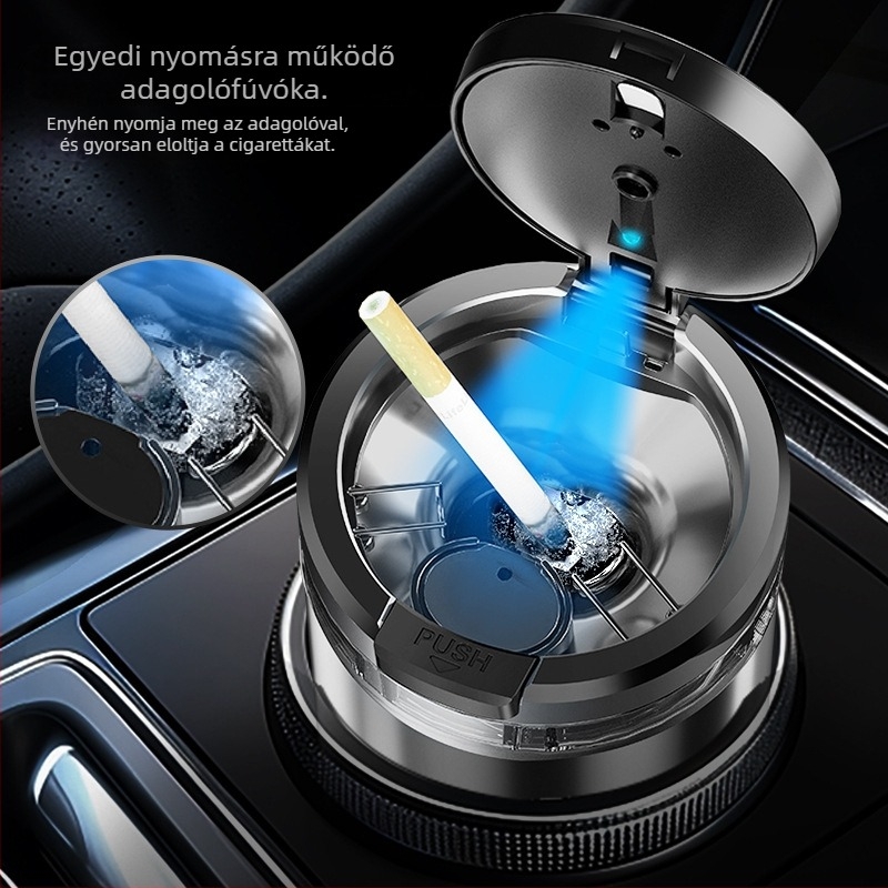 Autó hamutartó BY-1351 műanyag testtel középkonzolhoz, 160 g, Bymaocar