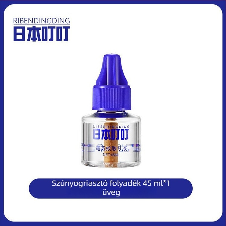 Dugóba illeszthető szúnyogriasztó folyadék – illatmentes, 2+1 vagy 4+1 kombináció, WP20150150 növényvédő szer regisztráció, enyhén mérgező