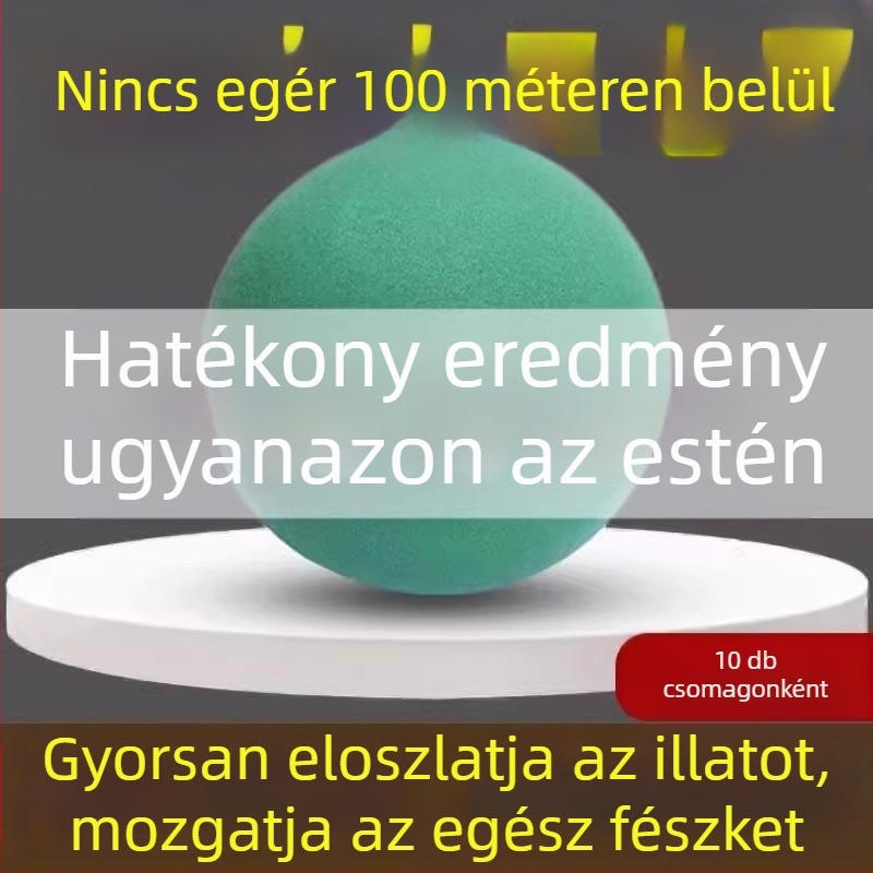 Szilárd egérriasztó golyók – beltéri és kültéri használatra, 16 g, 5 vagy 10 darabos csomag, modell 233