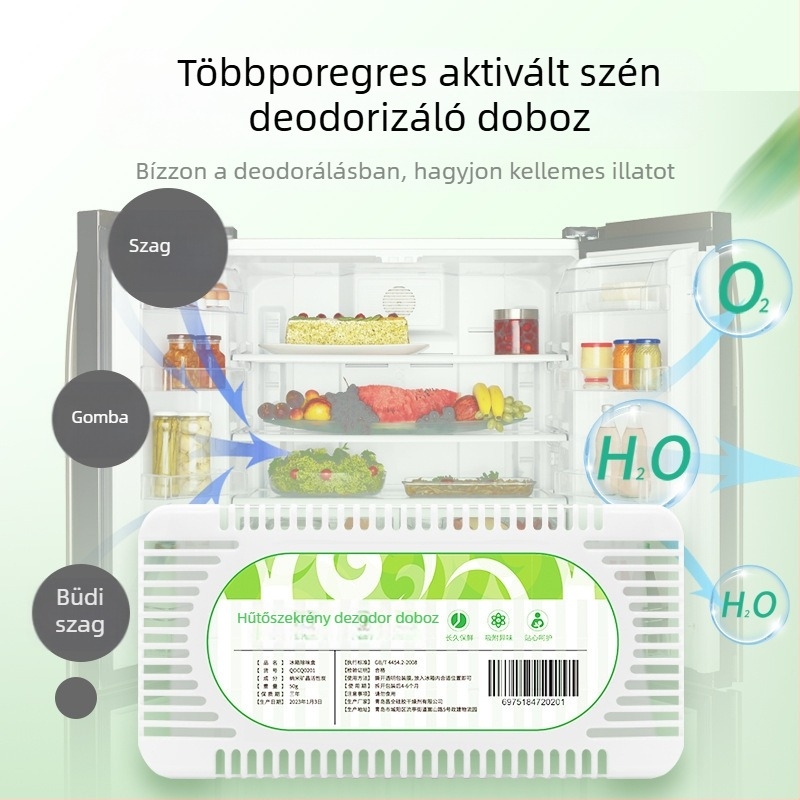 Hűtőszekrény nano ásványkristályokkal szagtalanító, 50 g, 150 darab