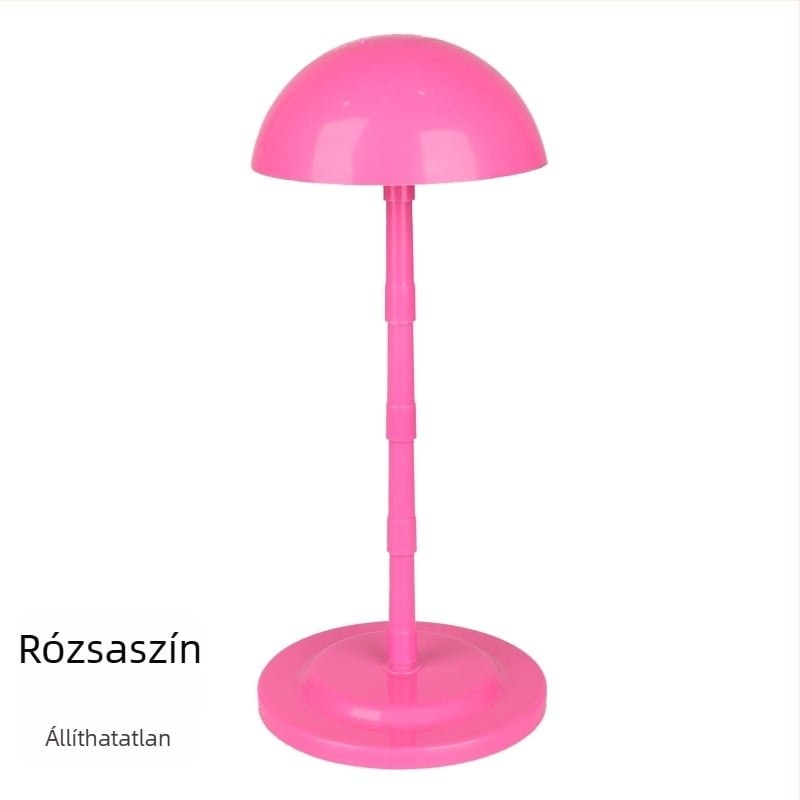 Meirui parókaállvány – leválasztható műanyag sapka-támogatás és gombaszerű, kerek fejű kialakítás