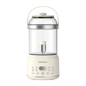 Zemkon Egészség teáskanna, üvegtesttel, magas boroszilát üveg, 3 L, 800 W, 220 V, digitális termosztát, érintéses vezérlés, modell RC-Z830D35