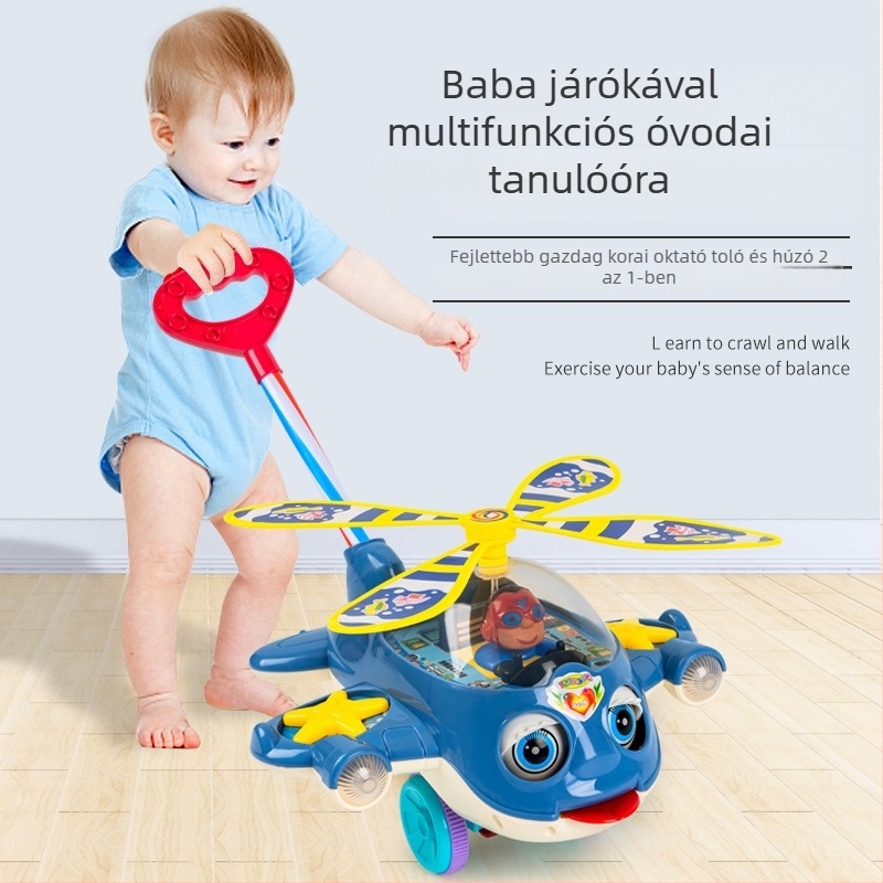 Gyermek járókeret mesés történetekkel — többfunkciós korai nevelési játék, műanyag, 0–3 éves, fejleszti a kéz-szem koordinációt