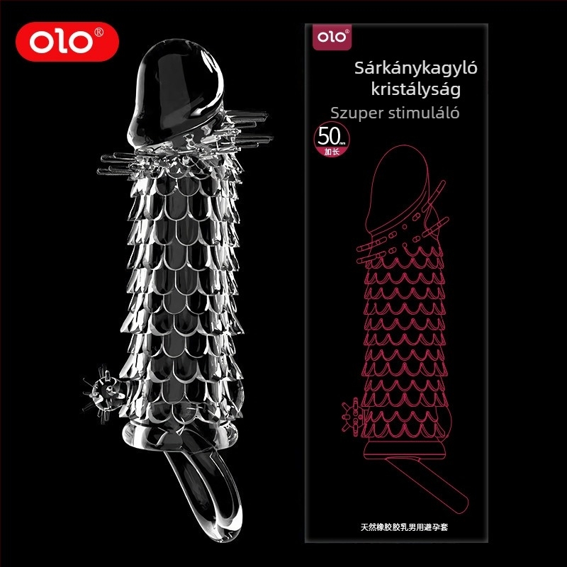 OLO sárkány-skála vibráló kristálykészlet felnőtteknek — elektromos vezérlés, puha gél anyag, síkosítóval, 5 év garancia