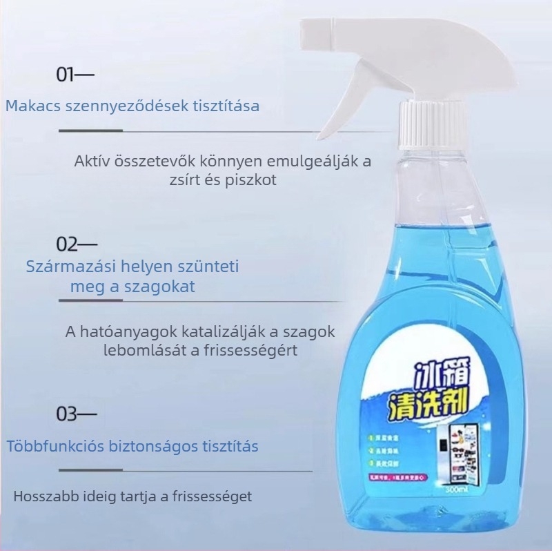 Többcélú tisztítószer otthoni használatra: mély fertőtlenítés, szagtalanítás és frissítés, vízkő-eltávolítás, hosszú távú védelem és biztonságos fertőtlenítés (tartalom: 300; csomagolás: 65)