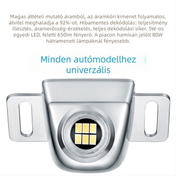 Autó hátrameneti LED fény – ultranagy fényerő, univerzális, 24V, 15W, cinkötvözet, csomagtartóba szerelés