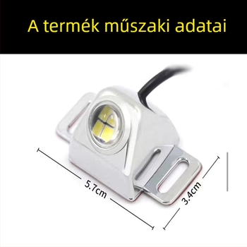 Autó hátrameneti LED fény – ultranagy fényerő, univerzális, 24V, 15W, cinkötvözet, csomagtartóba szerelés