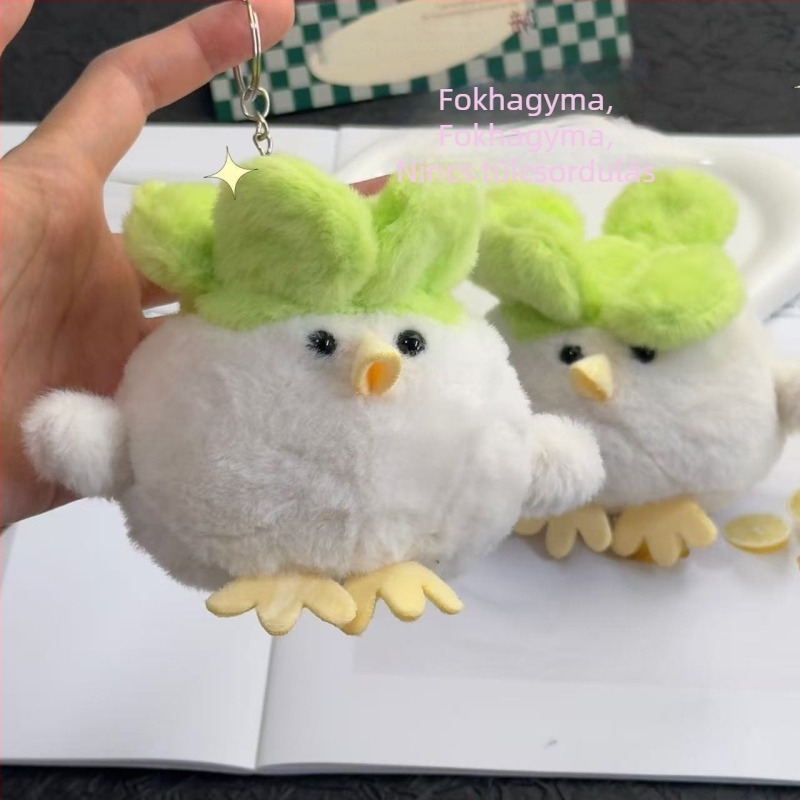 Garlic Bird plüss játék - állatmodell, plüss anyag, töltőanyag PP gyapot, testreszabható mintát alapján, csomagolás hálós zacskóban