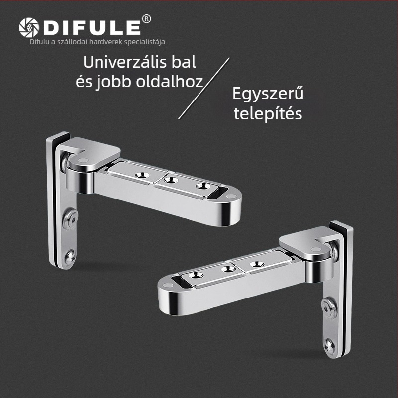 DIFULE L040 csapágyajtó-híd 3D-s állítható felső- és alsó forgó tengellyel, cink ötvözet, nikkelezett felület, modell L040