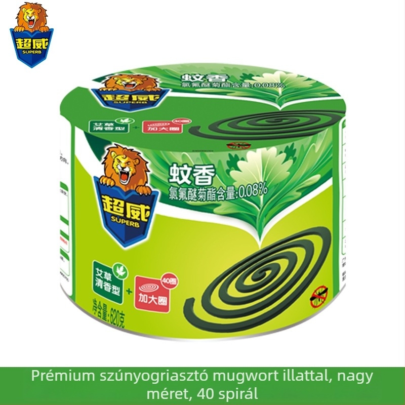 Chaowei Szúnyogriasztó füstölő korongok – sandalwood és mugwort illattal, hosszú hatású, 30 korong/doboz