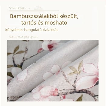 Ajtófüggöny csipkével, szúnyog ellen, magánélet védelme – poliészter, virágmintás, modern minimál stílus, 2025 tavasza