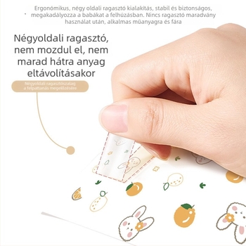 Egyszer használatos papír asztalterítő babáknak és gyerekeknek; olajálló és szennyeződésálló; testreszabható