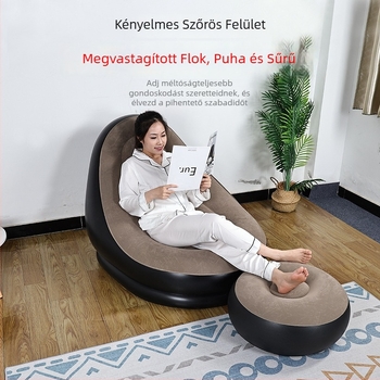 Felfújható kanapé lábtartóval és tatami stílussal - hordozható erkély alvásra (PVC; Felnőttek; Felfújható kanapé; Modern egyszerű stílus)