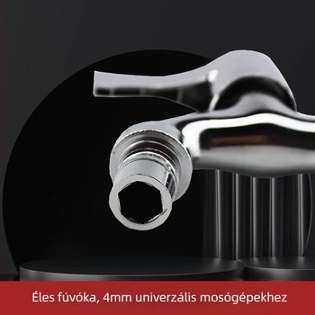 Teljesen rézből készült mosógép csaptelep gyorsnyitóval, DN15 test, kerámiamagú szelep, 0–100°C, 1,6 MPa, kézi szerelés