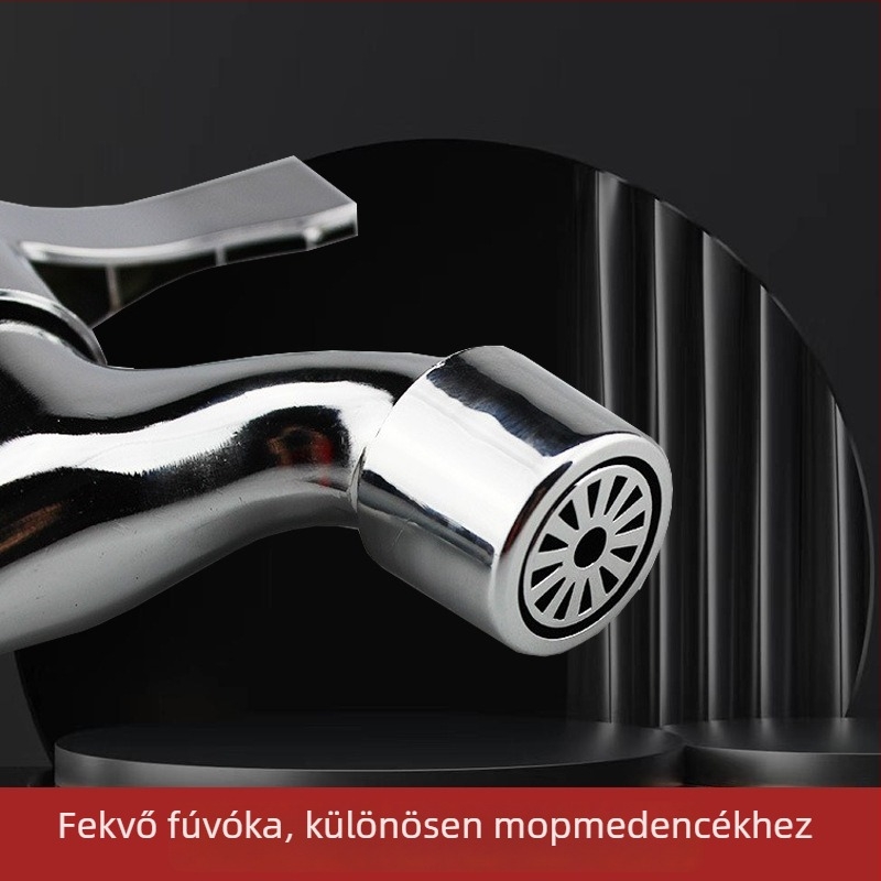 Teljesen rézből készült mosógép csaptelep gyorsnyitóval, DN15 test, kerámiamagú szelep, 0–100°C, 1,6 MPa, kézi szerelés