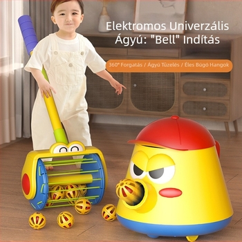 Elektromos buboréklövő toló játék gyerekeknek — Műanyag kivitel, 4–6 éveseknek, fejleszti a kéz-szem koordinációt és a látást