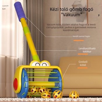 Elektromos buboréklövő toló játék gyerekeknek — Műanyag kivitel, 4–6 éveseknek, fejleszti a kéz-szem koordinációt és a látást