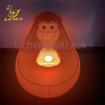 Felfújható majom kanapé, modern minimalista stílus, környezetbarát PVC, 1 kg