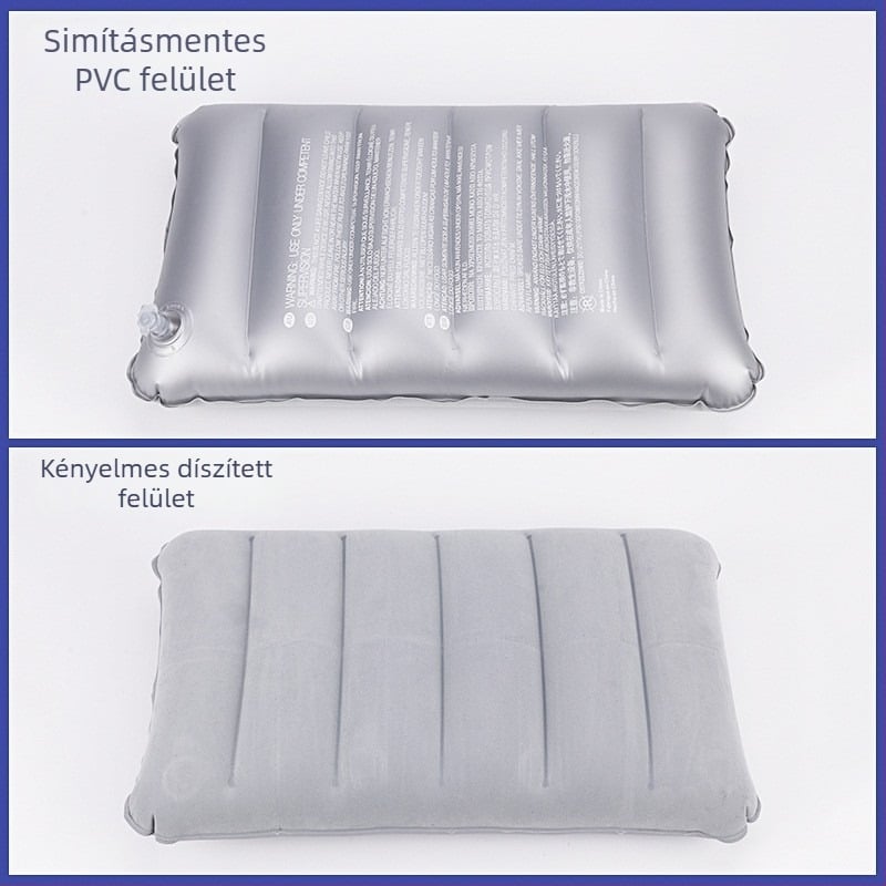 Felfújható párna, téglalap alakú, PVC flocking bevonat, RF-004 modell, Rongfeng