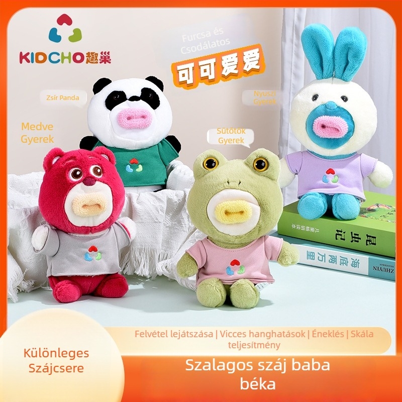 O-szájú plüssbaba, ultra-soft plüss, korcsoport: 0–3 év, töltőanyag: plüss, márka: Kidcho/quchao