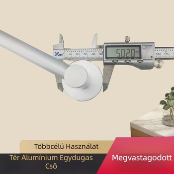 Space alumínium fürdőszobai törölközőtartó, elektroforézis felületkezeléssel, egyrudas kialakítás, 10 kg teherbírás