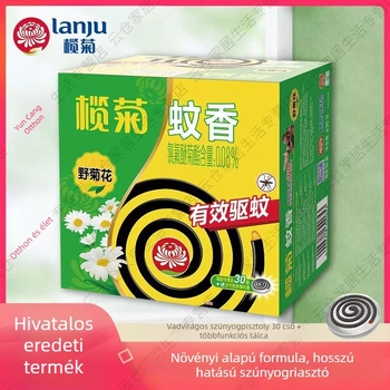 Szúnyogriasztó spirál – Citronella Artemisia, tiszta illat, hosszú hatás, szilárd forma, 18-doboztos csomag, Modell 238556655, WP20210064, Enyhén mérgező