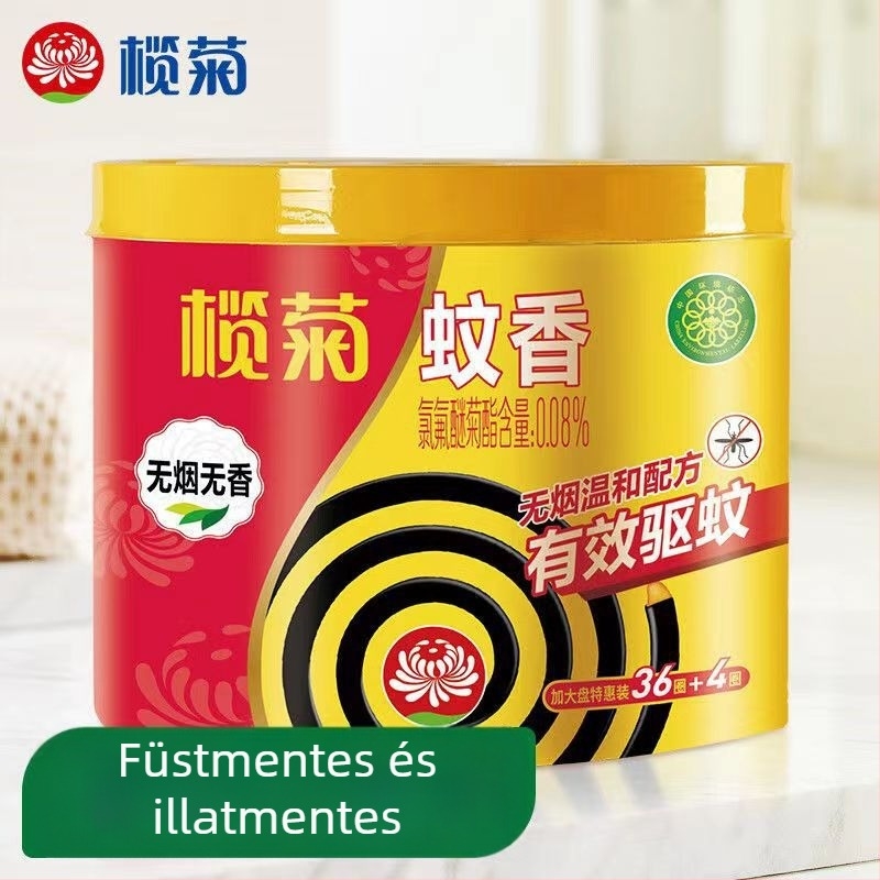 Szúnyogriasztó spirál – Citronella Artemisia, tiszta illat, hosszú hatás, szilárd forma, 18-doboztos csomag, Modell 238556655, WP20210064, Enyhén mérgező