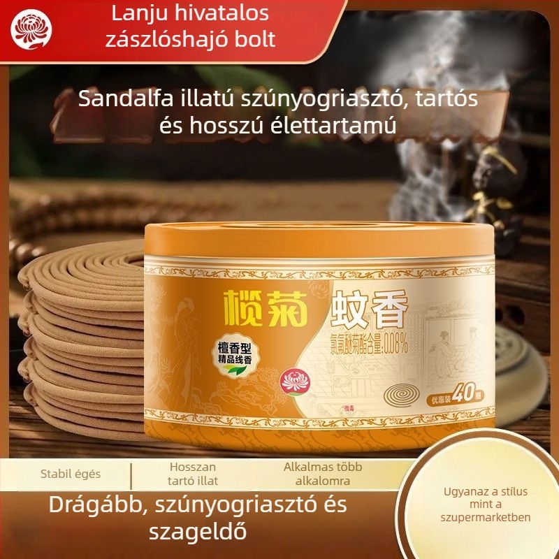 Szúnyogriasztó spirál – Citronella Artemisia, tiszta illat, hosszú hatás, szilárd forma, 18-doboztos csomag, Modell 238556655, WP20210064, Enyhén mérgező