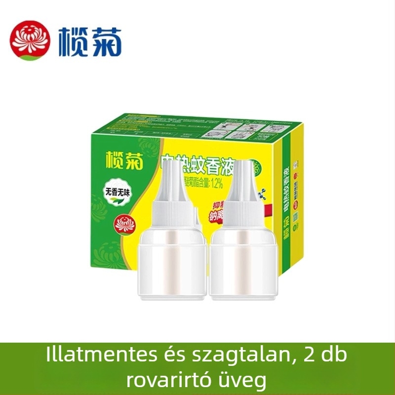 Olive Chrysanthemum szagtalan elektromos szúnyogriasztó folyadék utántöltő – 6 üveg, készlet