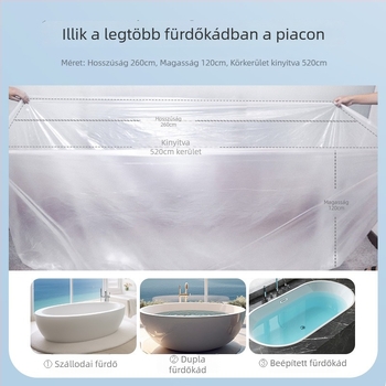 Egyszer használatos fürdő burkolat Ke Wanhong, Nyomtatott logó, Testreszabható, Egyszerű stílus