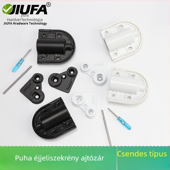 Sminkasztalajtó pánt amortizátorral, ABS + cinkötvözet, elektroplatírozás, modern stílus