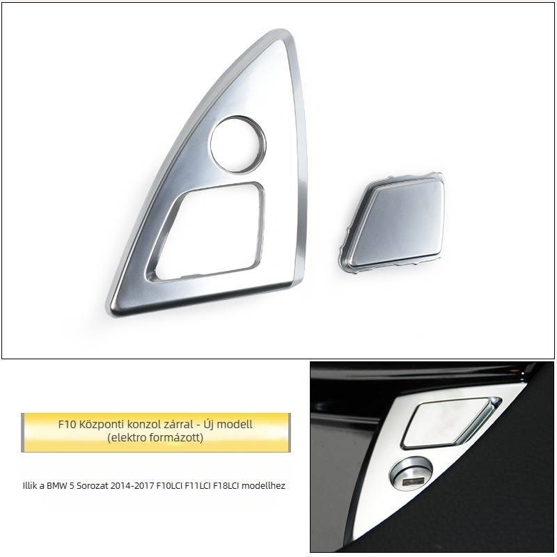 BMW 5 Series középkonzol karfa rekesz záró mechanizmus – Modell F18F10, Műanyag, 0,011 kg