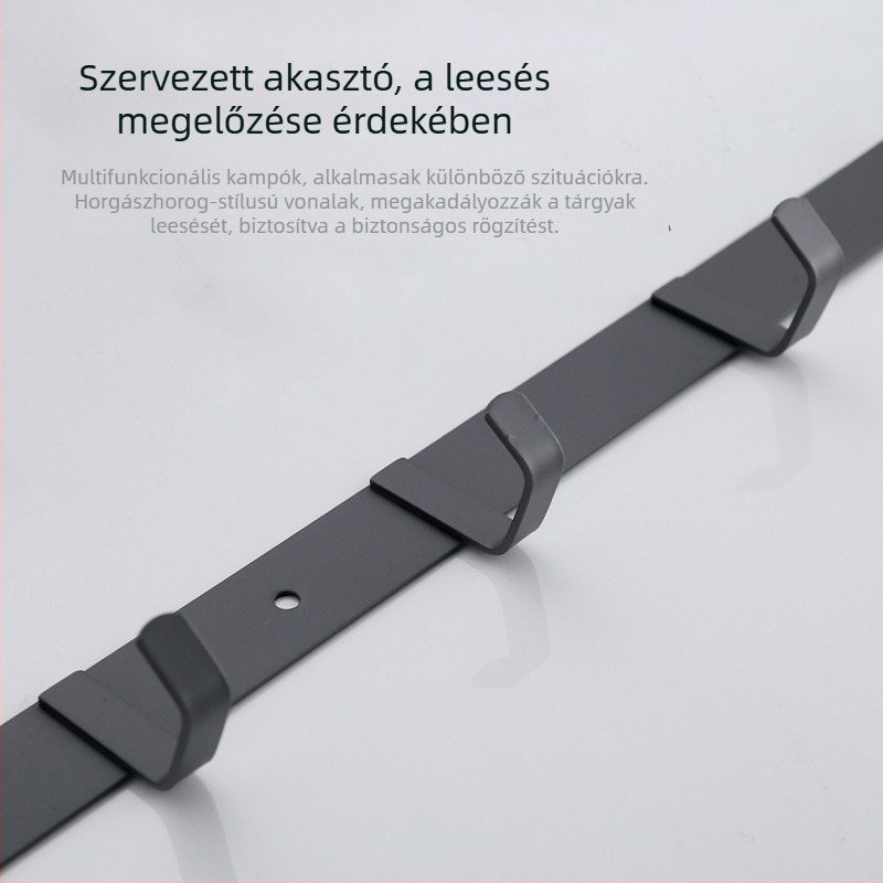 Rozsdamentes acél falra szerelhető törölközőtartó, egyemeletes, tárolásra, teherbírás 20 kg